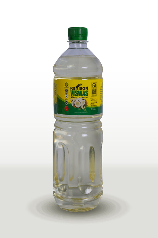 1L Kedison Viswas Coconut Oil - Virgin, Organic, Chem-Free - Kedisons