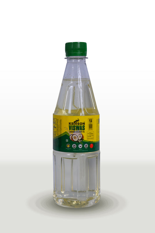 500ML Kedison Viswas Coconut Oil - Virgin, Organic, Cold Pressed, Chem-Free - Kedisons